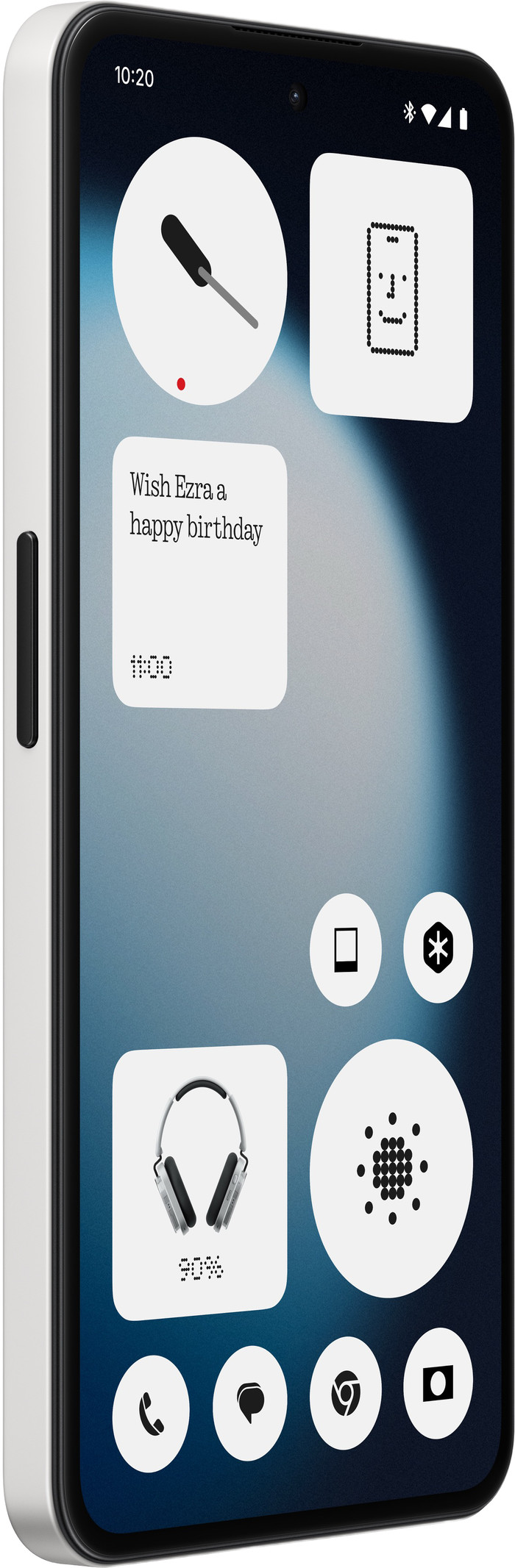 Nothing Phone 3(a) Lite 128GB Wit 5G voorkant