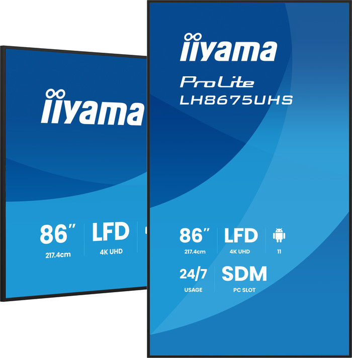 iiyama ProLite LH8675UHS-B2AG voorkant