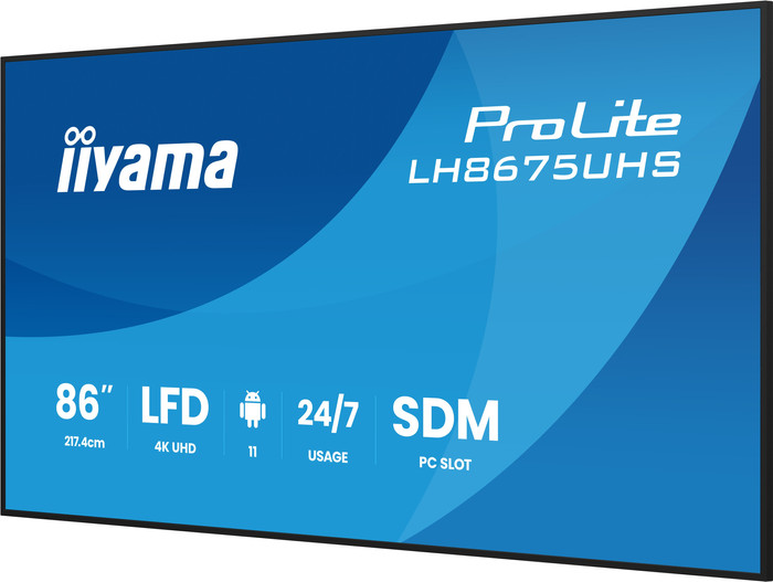 iiyama ProLite LH8675UHS-B2AG voorkant