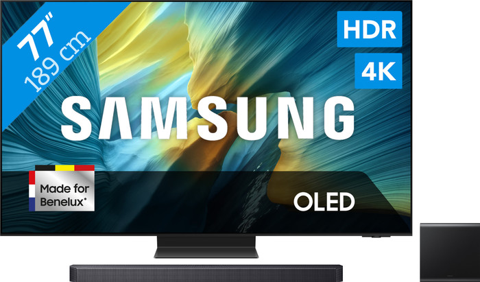 Samsung 77 inches OLED S95F 4K (2025) + Samsung HW-Q930F (2025) Main Image