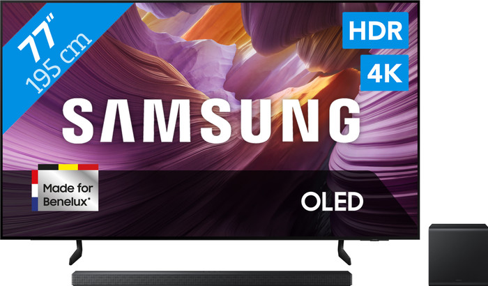 Samsung 77 inches OLED S85F 4K (2025) + Samsung HW-QS700F (2025) Main Image