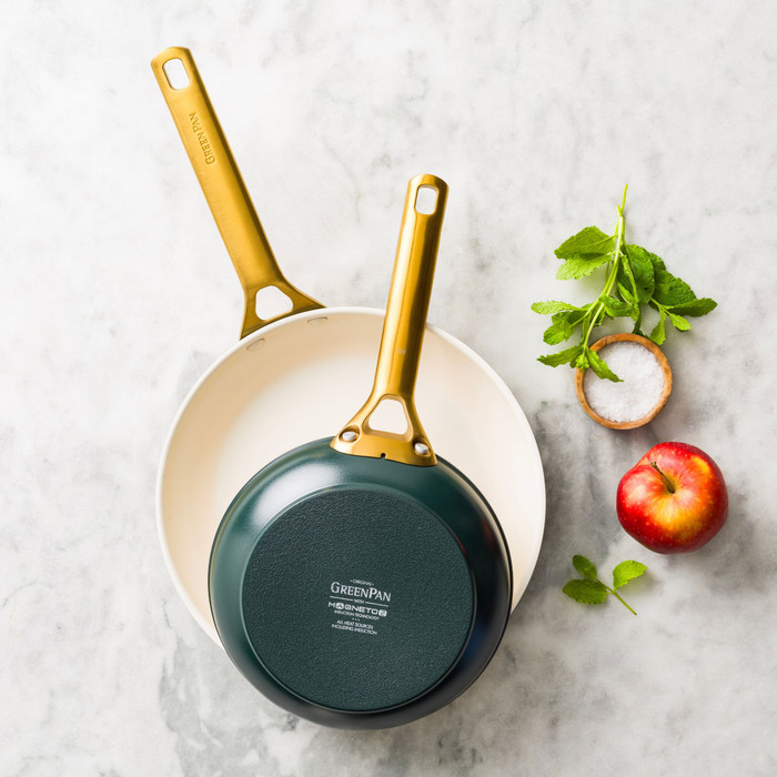 GreenPan Padova Reserve 20 + 26 cm koekenpannenset Pine Green visual leverancier