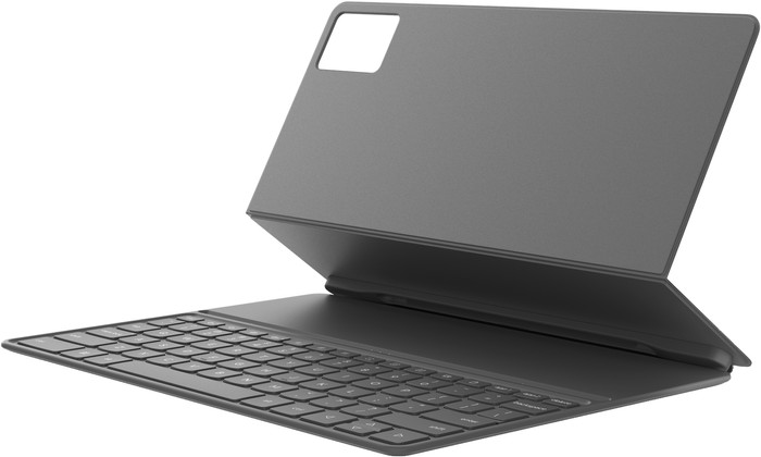 Lenovo Idea Tab Plus Keyboard Cover QWERTY Gray left side