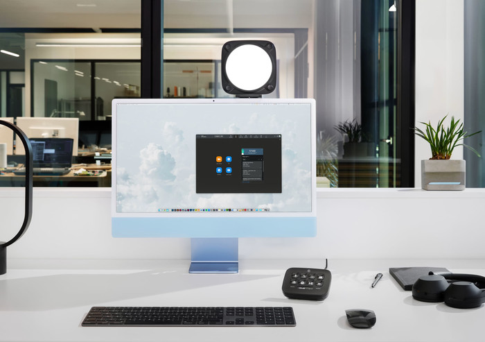 Elgato Key Light Neo Black product in gebruik