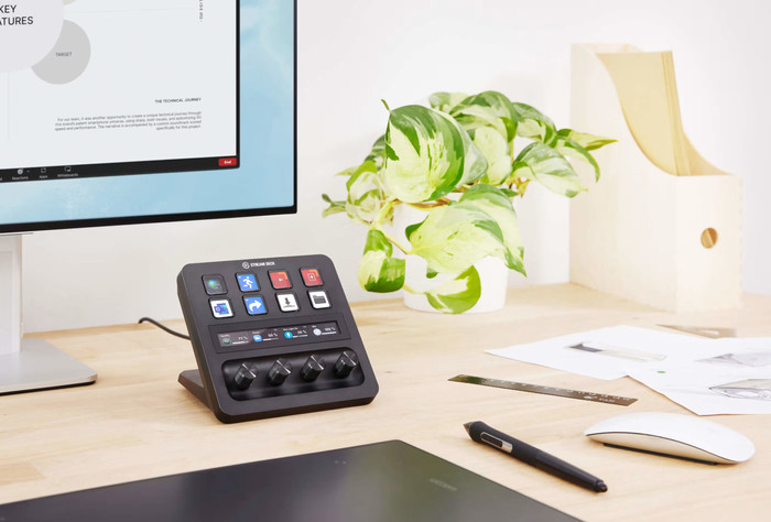 Elgato Wave:3 + Stream Deck + product in use