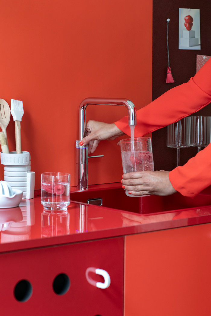 Quooker COMBI+ & Quooker Fusion Square Chrome produit à l'usage