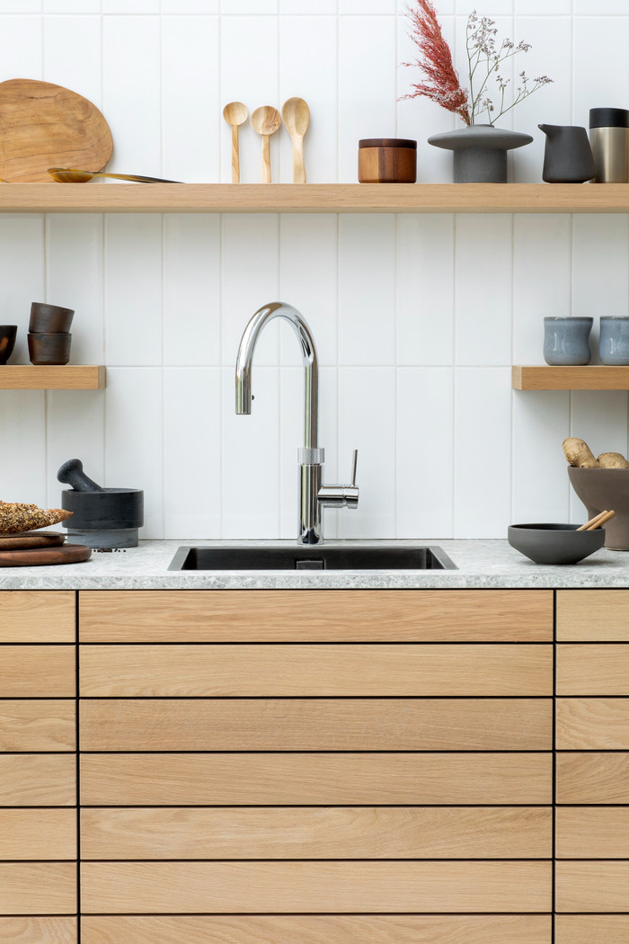 Quooker PRO3 + Quooker Flex Round Chrome product in use