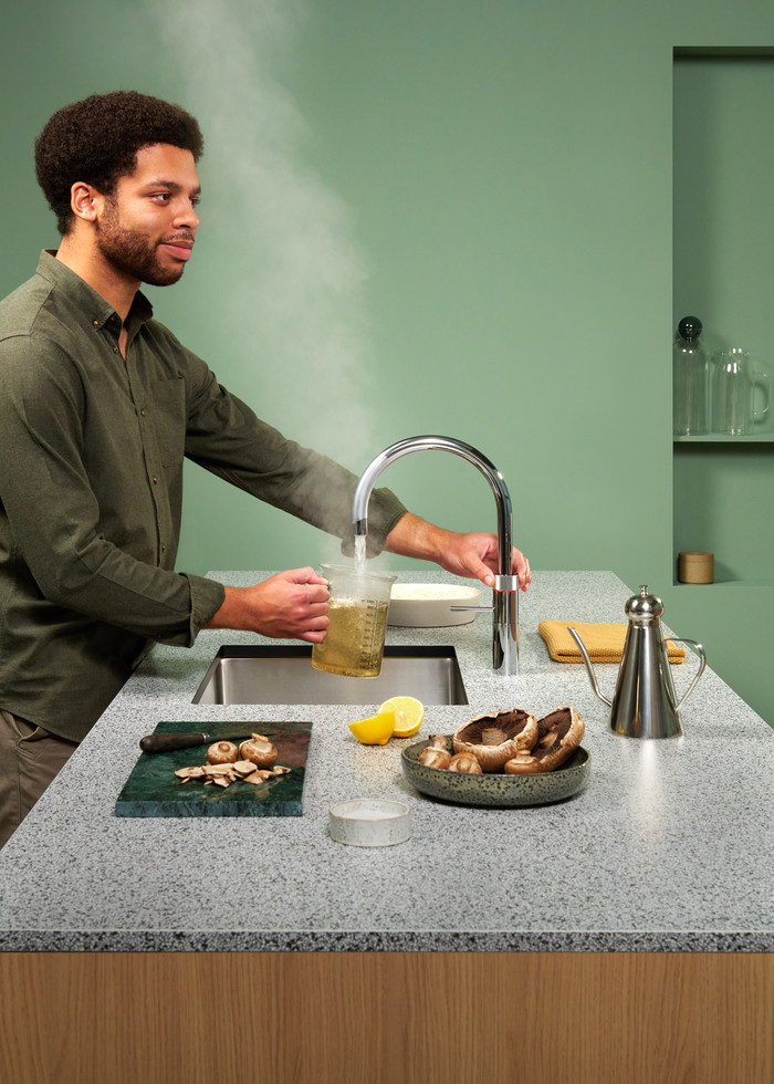 Quooker PRO3 & Quooker Fusion Round Chrome produit à l'usage
