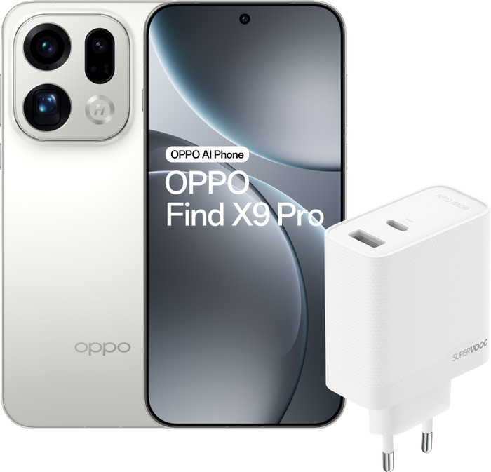 OPPO Find X9 Pro 512 Go Blanc 5G + OPPO SuperVOOC Chargeur 80 W Main Image