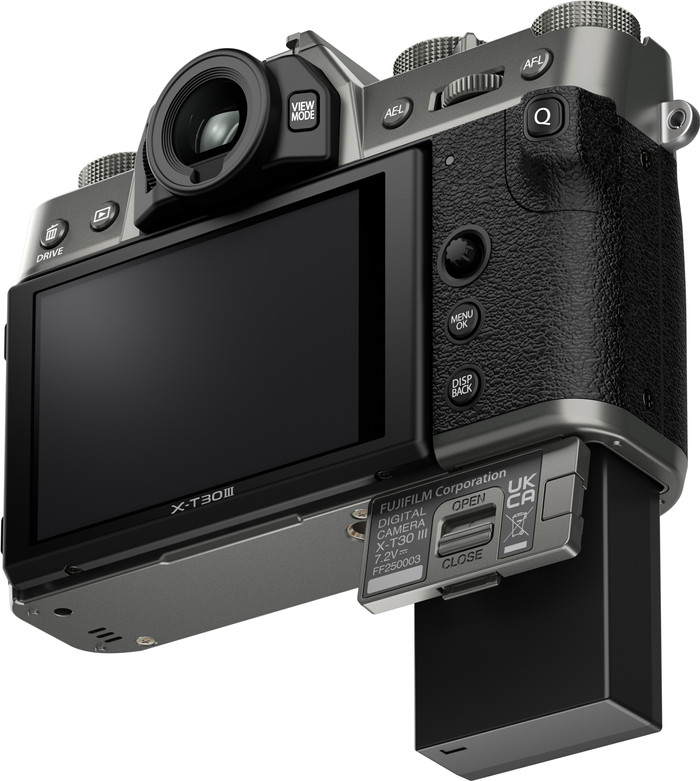 Fujifilm X-T30 III Argent Charbon arrière