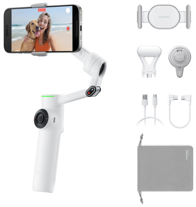 Insta360 Flow 2 Pro Creator Bundle Summit White Main Image