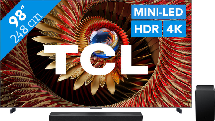TCL 98" QD Mini-led C81K 4K (2025) + TCL Q65H Main Image