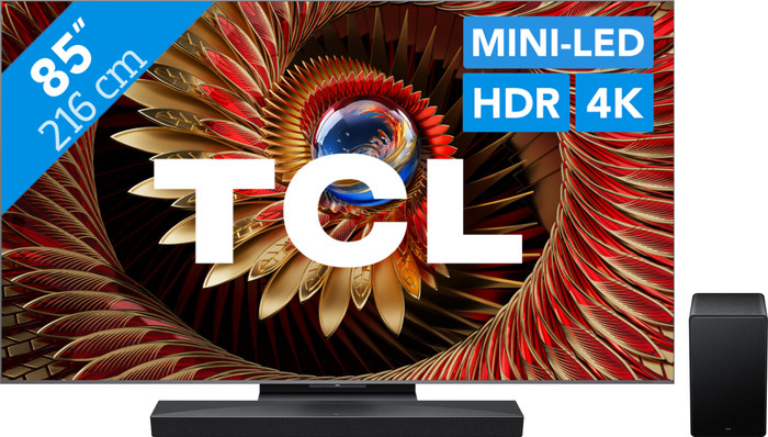 TCL 85" QD Mini-LED C81K 4K (2025) + TCL Q65H Main Image