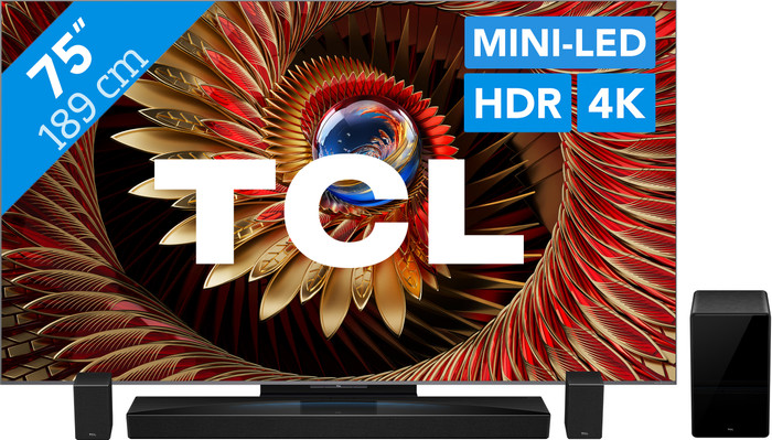 TCL 75" QD Mini-LED C81K 4K (2025) + TCL Q85H PRO Main Image