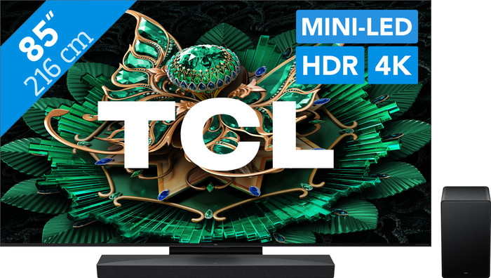 TCL 85 inches QD Mini-LED C71K 4K (2025) + TCL Q65H Main Image