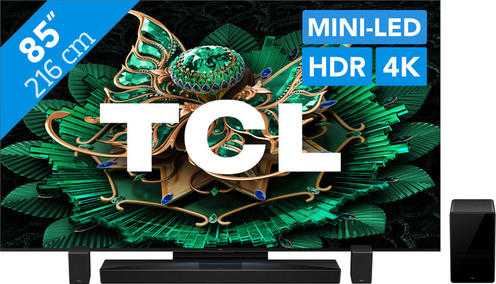 TCL 85" QD Mini-LED C71K 4K (2025) + TCL Q85H PRO Main Image