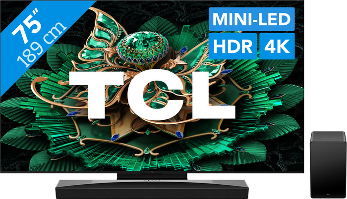 TCL 75" QD Mini-led C71K 4K (2025) + TCL Q75H Main Image