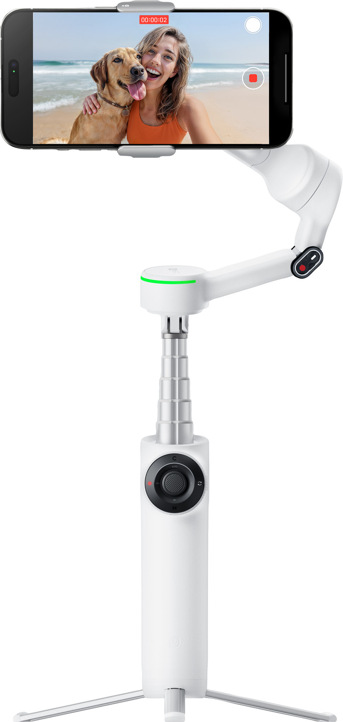 Insta360 Flow 2 Pro Creator Bundle Summit White front