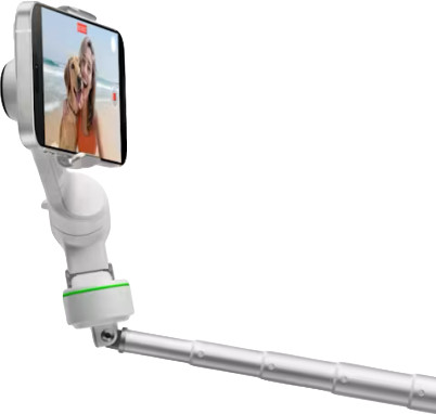 Insta360 Flow 2 Pro Creator Bundel Stone Gray linkerkant