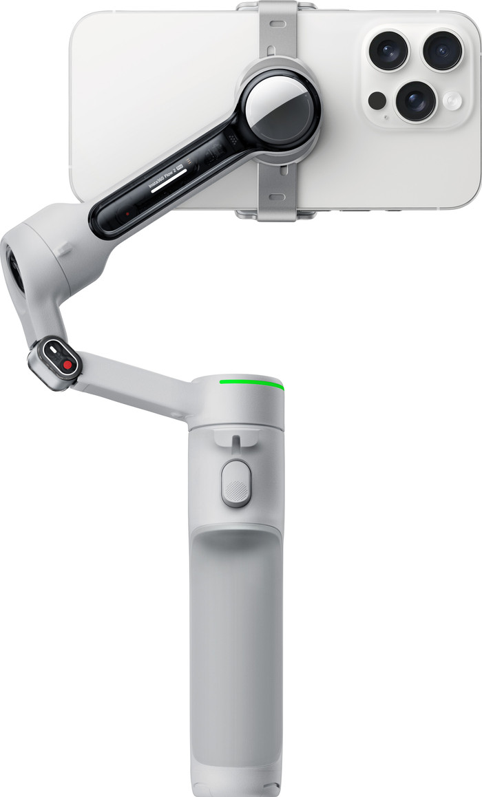 Insta360 Flow 2 Pro Creator Bundel Stone Gray achterkant
