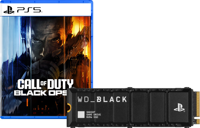 Call of Duty Black Ops 7 PS5 + WD Black SN850P 4 To Heatsink Main Image