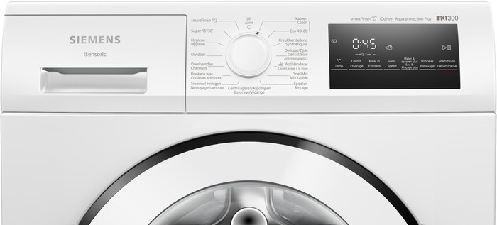 Siemens WM14N27XFG smartFinish détail