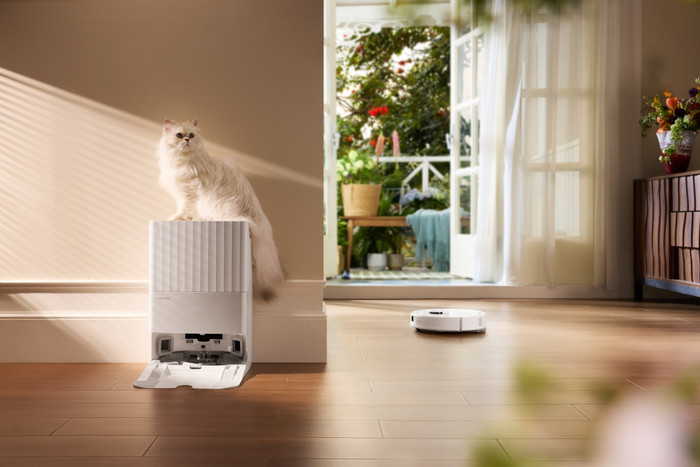 Roborock QR 598 White product in gebruik