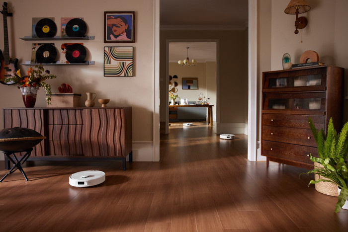 Roborock QR 598 White product in gebruik