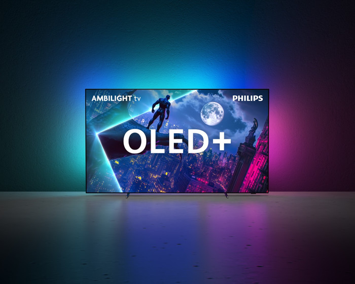 Philips Ambilight 77 inches OLED950 4K (2025) product in use