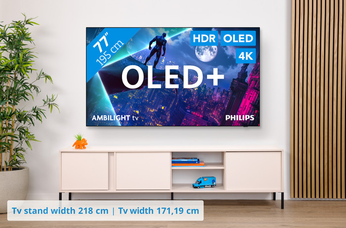 Philips Ambilight 77 inches OLED950 4K (2025) visual Coolblue 1