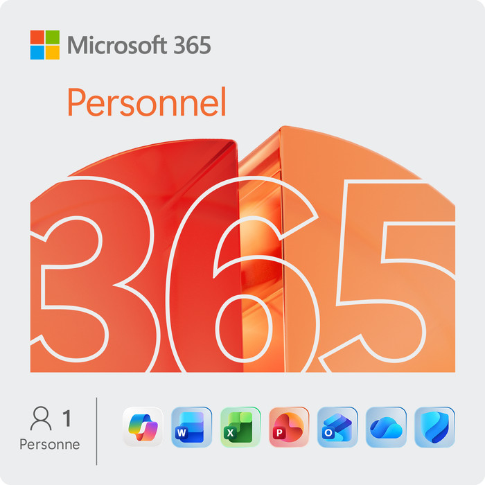 Microsoft 365 Personal Subscription 1 Year FR Main Image