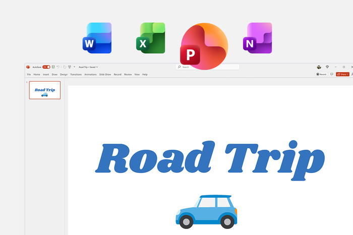 Microsoft Office Home 2024 EN product in use