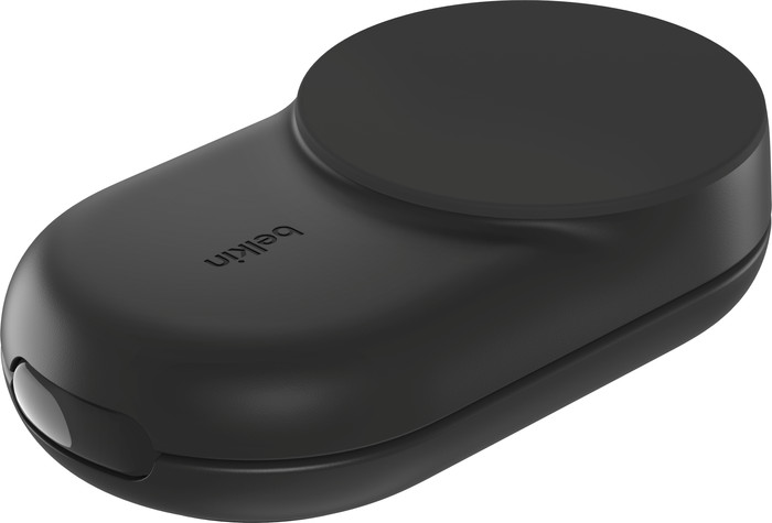 Belkin UltraCharge Chargeur Sans Fil 3-en-1 MagSafe avec Support Qi2 25 W Noir côté droit