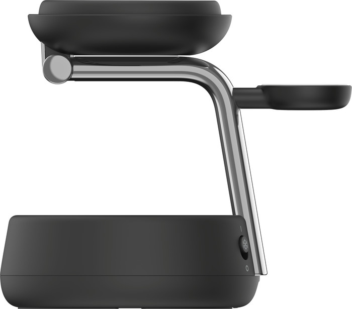 Belkin UltraCharge 3-in-1 MagSafe Wireless Charger with Stand Qi2 25W Black right side
