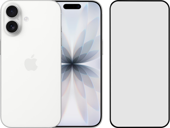 Apple iPhone 17 512 Go Blanc + BlueBuilt Protège-écran Verre Main Image