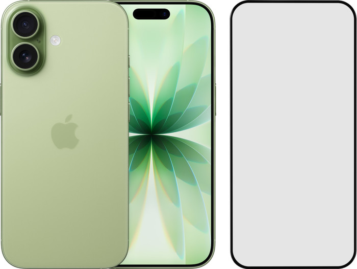 Apple iPhone 17 512GB Groen + BlueBuilt Screenprotector Glas Main Image