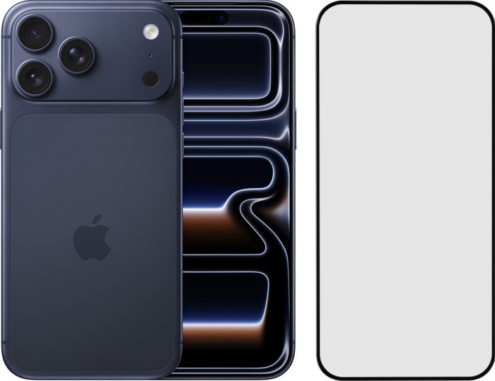 Apple iPhone 17 Pro Max 2TB Blauw + BlueBuilt Screenprotector Glas Main Image