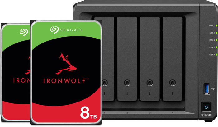 Synology DS925+ + Seagate IronWolf 8 To Lot de 2 Main Image