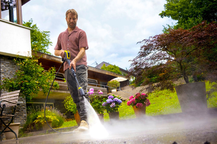 Karcher K7 Comfort Premium Connect Home product in gebruik