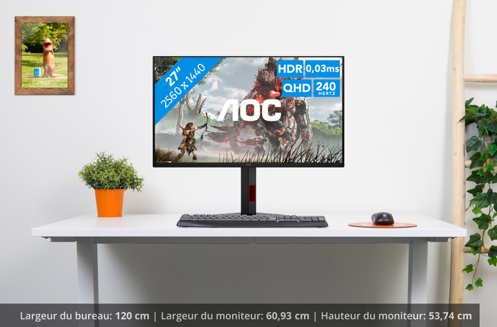 AOC OLED Q27G4ZDR visuel Coolblue 1