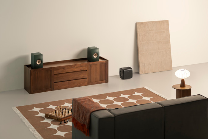 KEF LS50 META (per paar) Groen product in gebruik