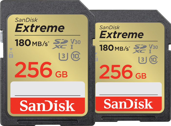SanDisk SDXC Extreme 256GB 130MB/s DuoPack Main Image