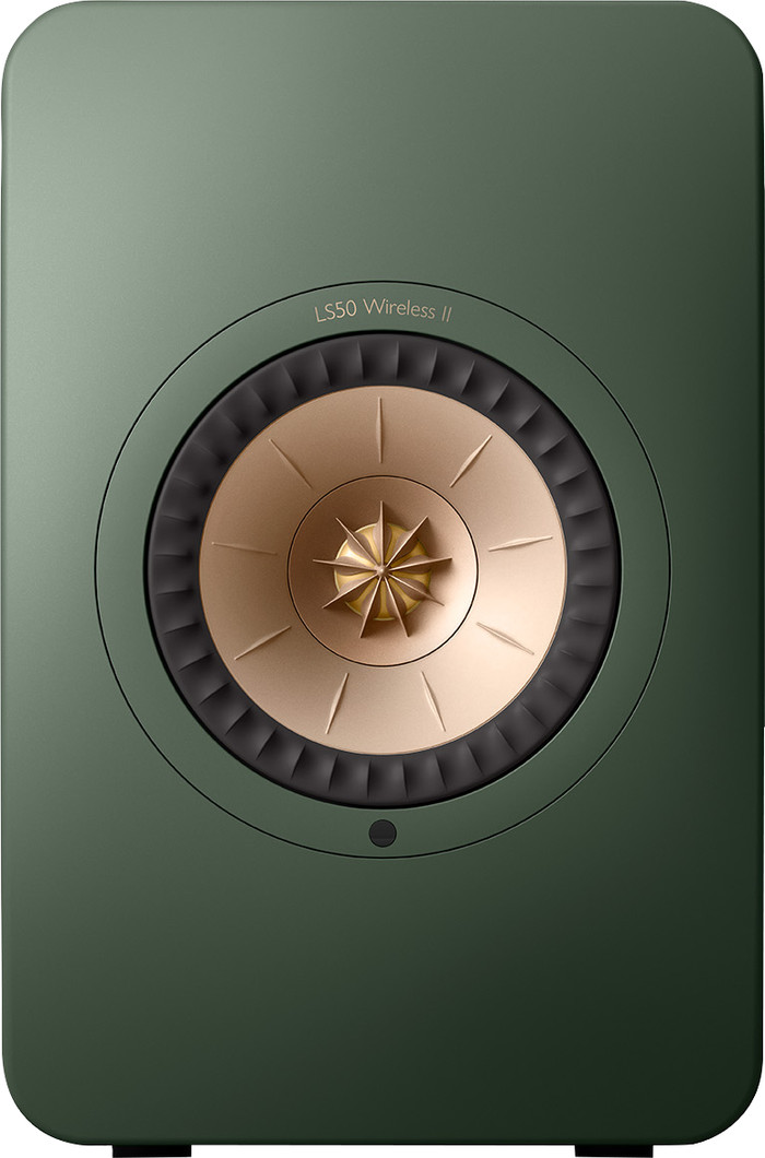 KEF LS50 Wireless II Vert Foncé avant