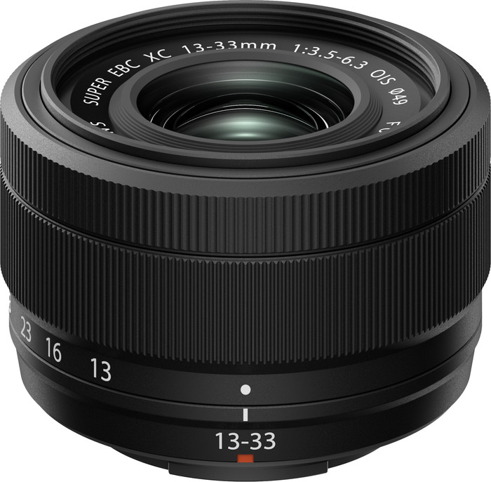 Fujifilm XC 13-33mm f/3.5-6.3 OIS bovenkant