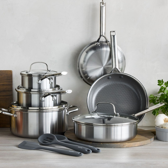 Greenpan Apex Covered Hapjespan 24 cm product in gebruik