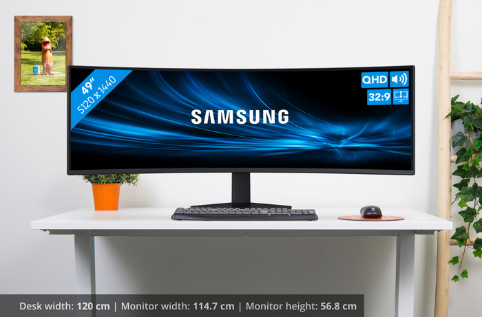 Samsung ViewFinity S95UF LS49F950UAUXEN Curved visual Coolblue 1