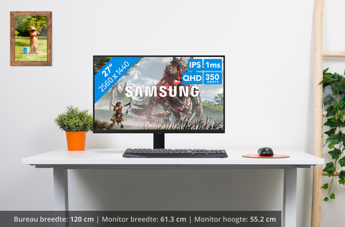 Samsung Odyssey G60F LS27FG602EUXEN visual Coolblue 1