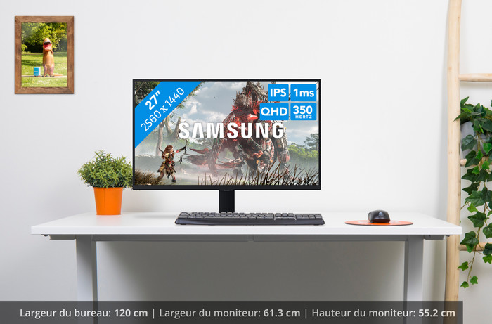 Samsung Odyssey G60F LS27FG602EUXEN visuel Coolblue 1