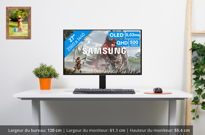Samsung Odyssey OLED G60SF LS27FG602SUXEN visuel Coolblue 1