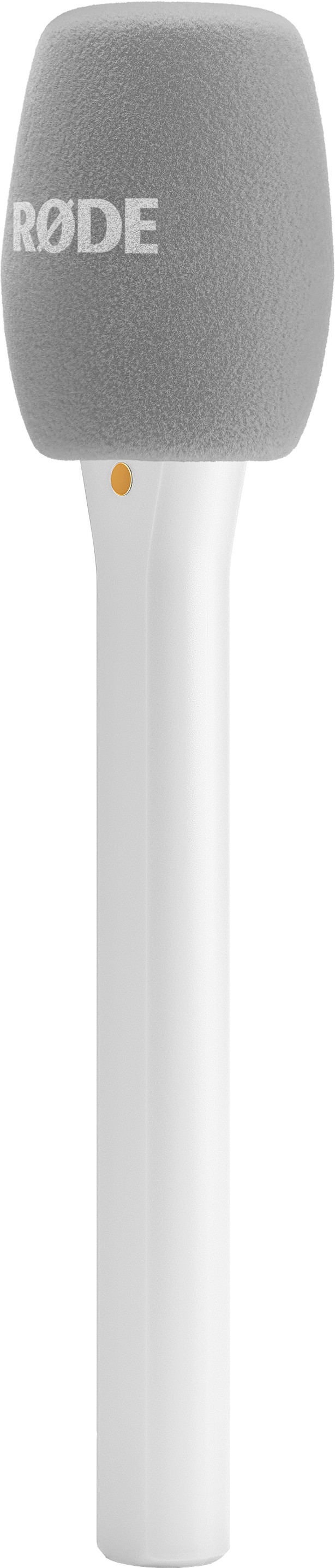 Rode Interview Microphone Blanc côté gauche